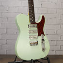 Nash GF-3 Alder Electric Guitar Surf Green Light Relic (Boat Neck) w/Nash Case