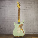 Nash S-67 Alder Electric Guitar Surf Green/3-Tone Sunburst Heavy Aging w/Nash Case