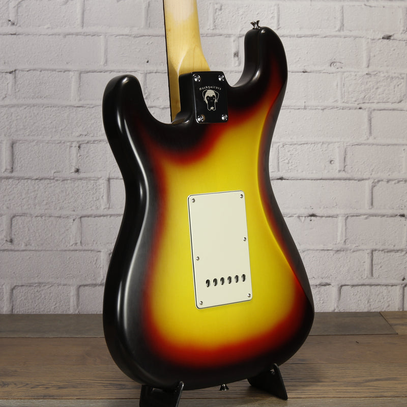 Nash Guitars S-63 Alder Electric Guitar 3-Tone Sunburst Extra Light Relic w/Nash Case