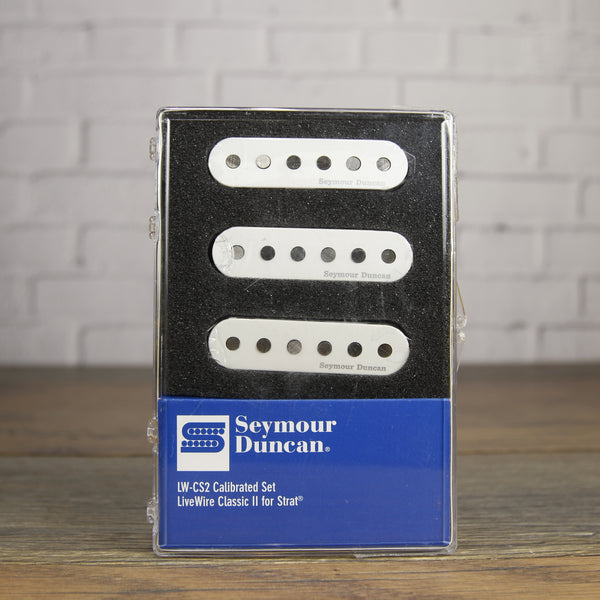 Seymour Duncan LW-CS2s LiveWire Classic II for Strat Calibrated Set White 11206-09-W