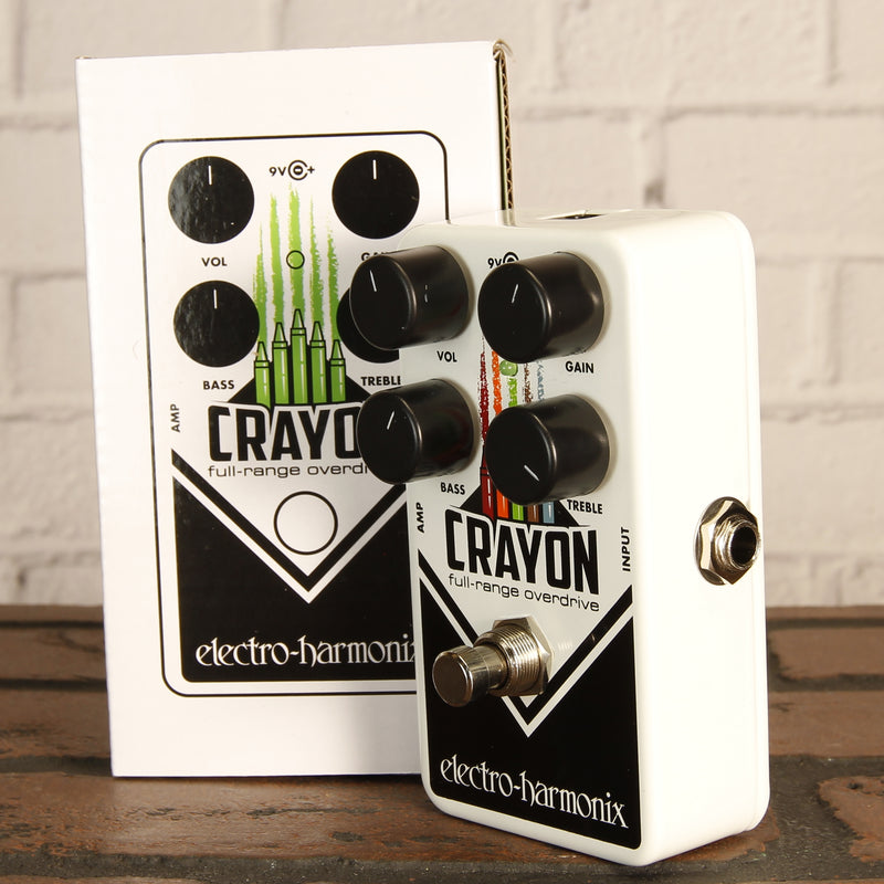 Electro Harmonix EHX Crayon 69 Full-Range Overdrive Guitar Pedal