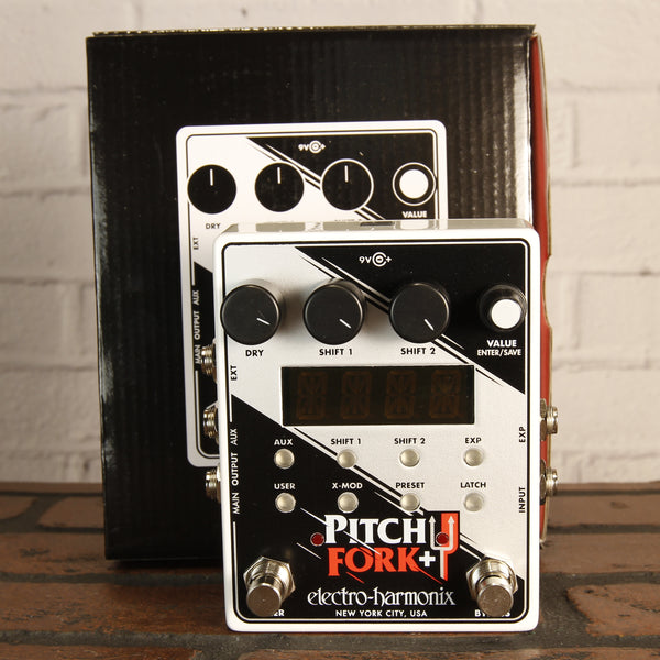 pitch shifter pedal guitar Electro-Harmonix Pitch Fork+ Polyphonic Pitch Shifter Pedal