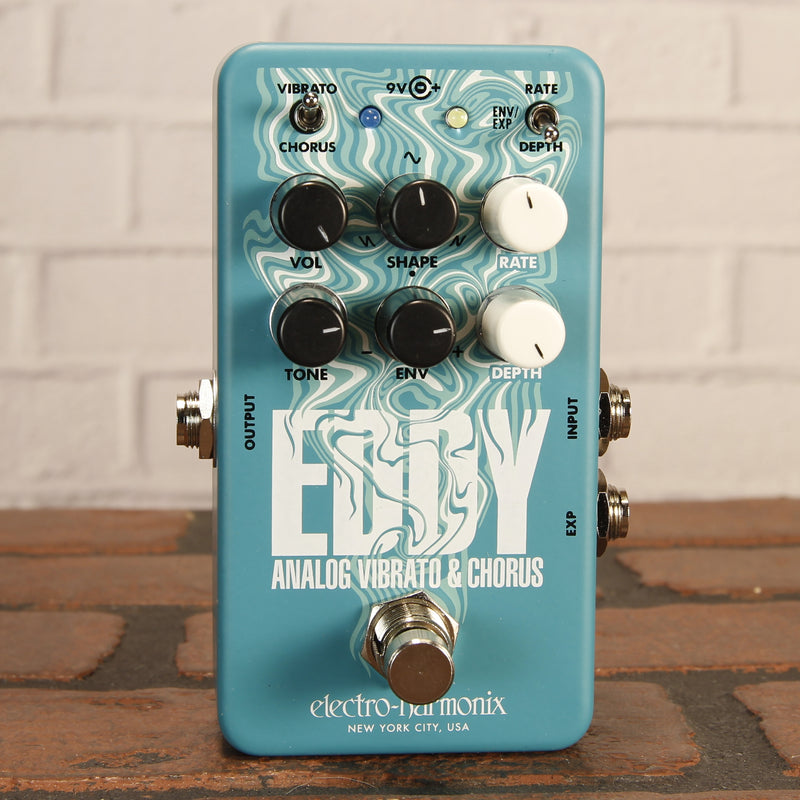 ehx eddy pedal Electro-Harmonix Eddy Analog Vibrato & Chorus Pedal