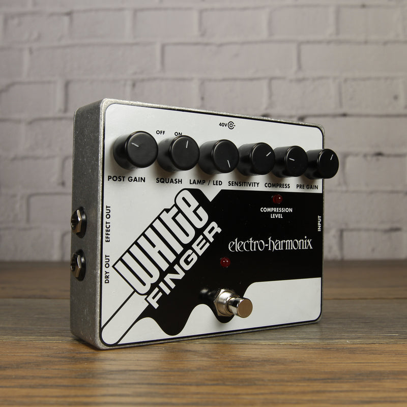 finger pedal Electro-Harmonix White Finger Compressor Pedal