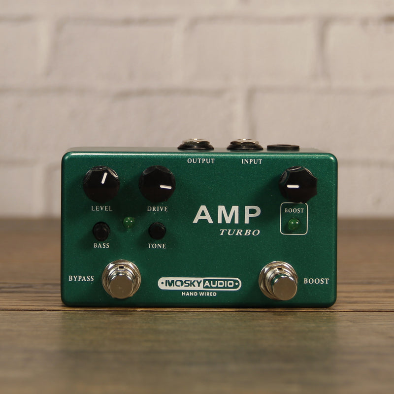 Mosky Audio Amp Turbo Overdrive & Boost Pedal w/Box