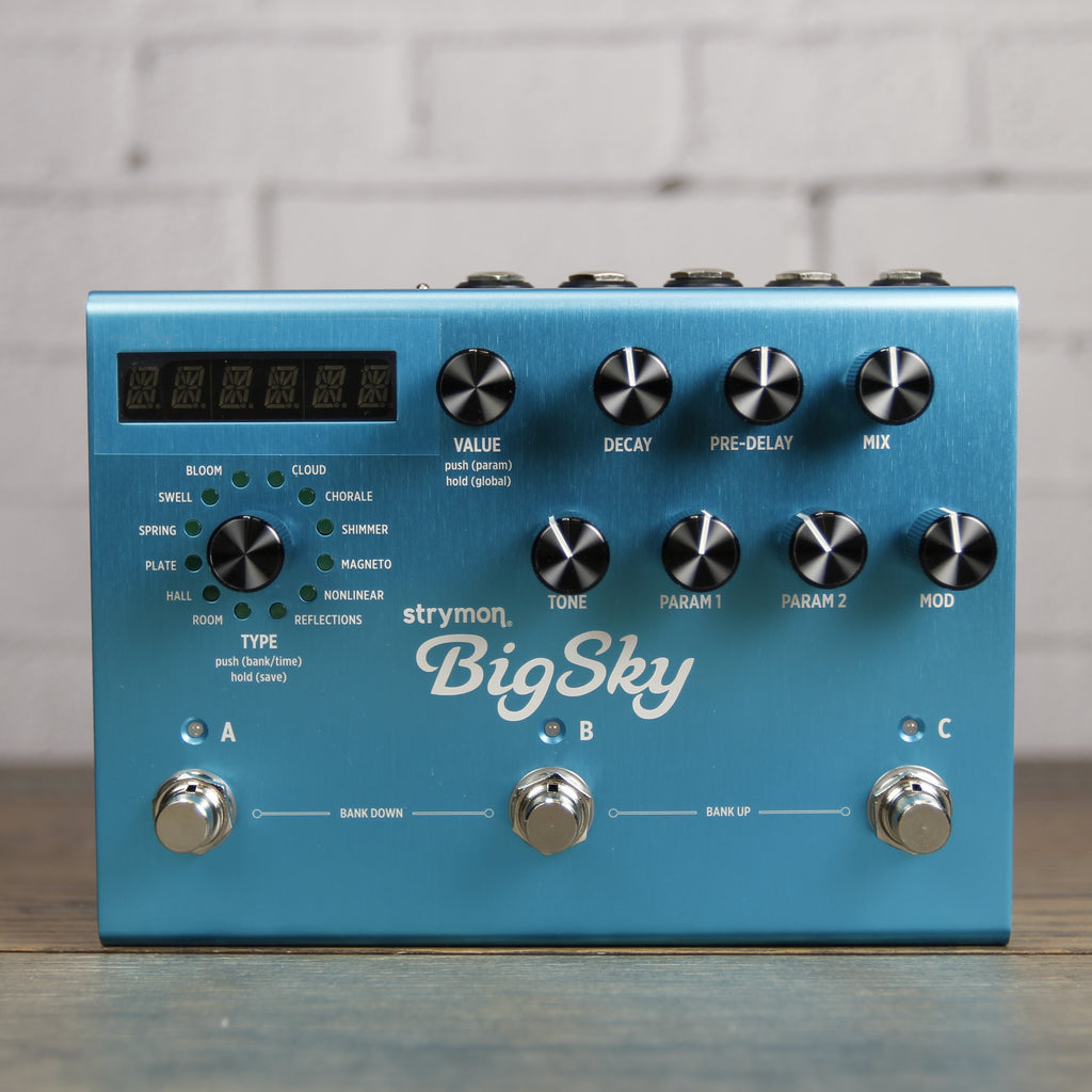 Strymon BigSky Multidimensional Reverberator Reverb Pedal