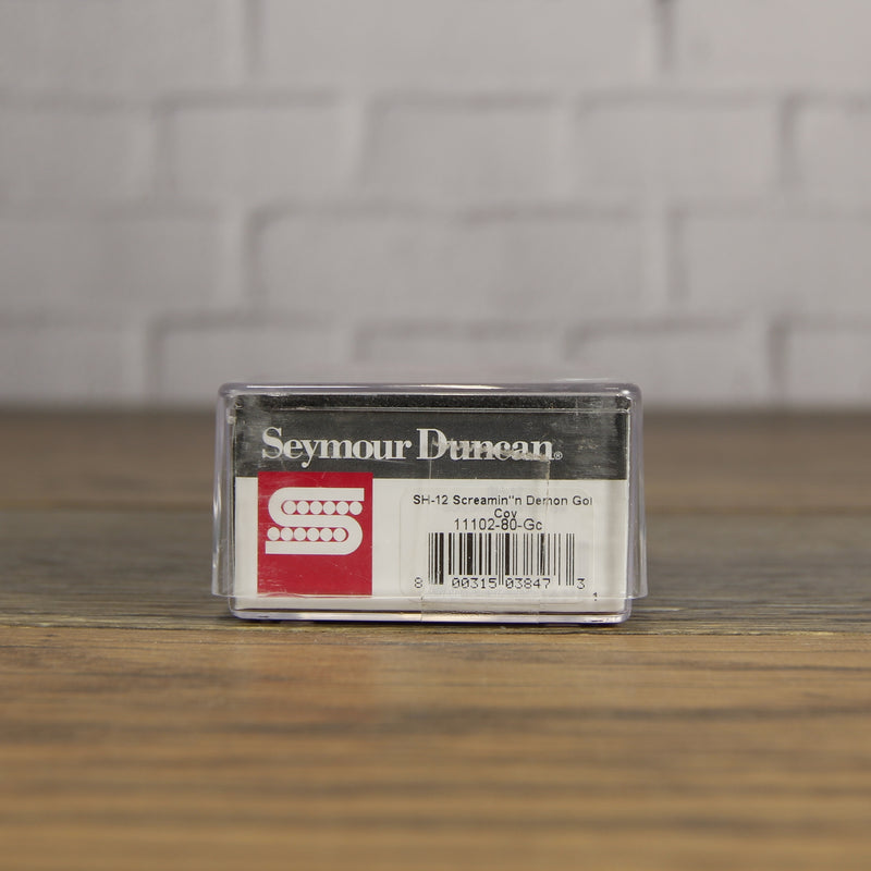 Seymour Duncan SH-12 Screamin' Demon Humbucker Gold Cover 11102-80-Gc