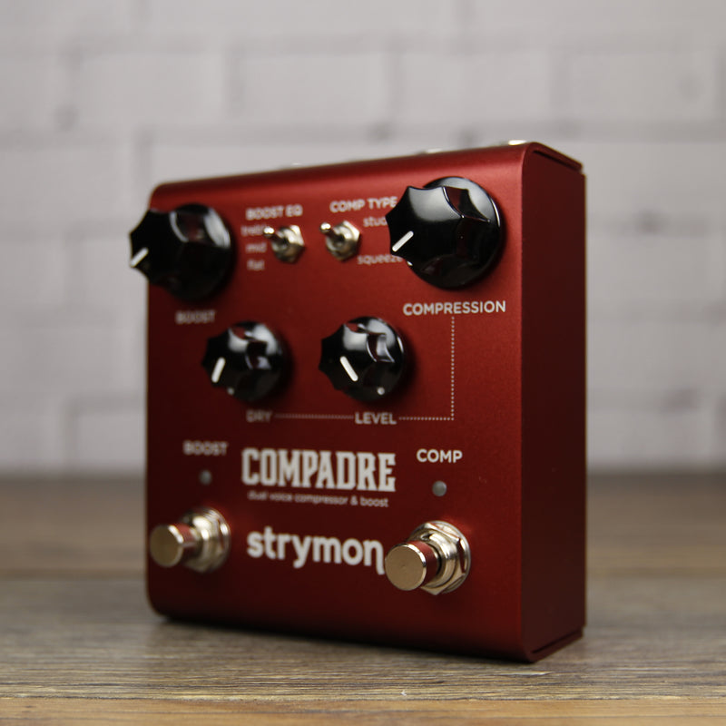 compressor vs boost pedal Strymon Compadre Dual Voice Compressor & Boost Pedal