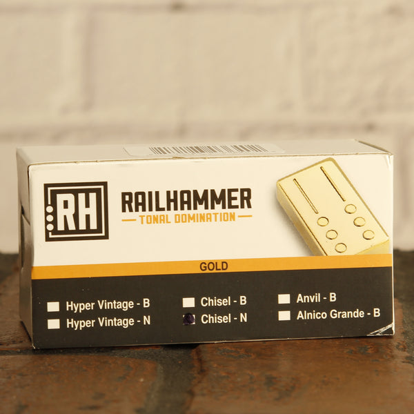Railhammer Gold Chisel Neck Pickup w/Free Shipping